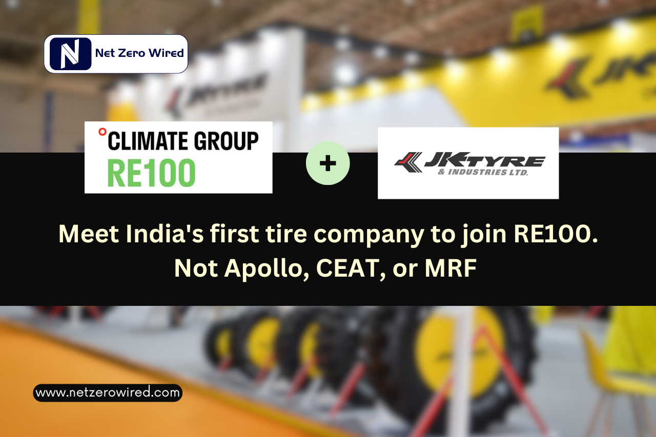 JK Tyre Commits to 100% Renewable Energy